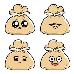 emoji versions of mochi pouches