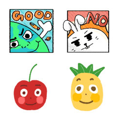 Comprehensive emoticon stickers 5