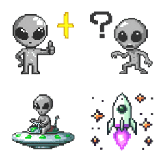 Move! DOT aliens. LOVE gray!  (286)