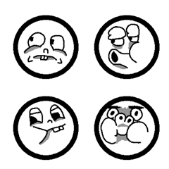 a round-headed with face