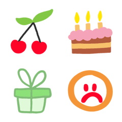 ♡可愛手繪線條♡圖案實用表情貼3