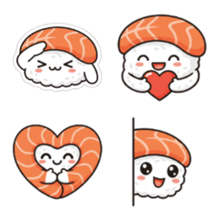 Sammy Salmon's Sushi Sticker Pack