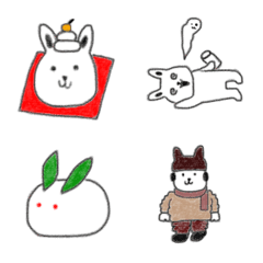 RABBIT poor drawing 5 winter