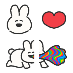 useful  lazy Rabbit emojis