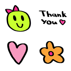 nenerin色んな絵文字セット1225可愛い