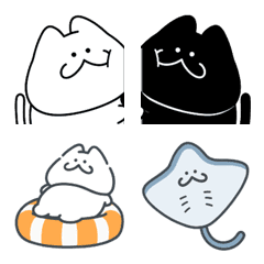 まこにゃんと海のおともだち