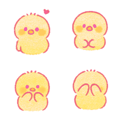 かわいいニワトリの日々の気分-ピンク