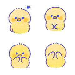 かわいいニワトリの日々の気分-青