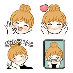 お団子ちゃんの使いやすい毎日絵文字