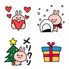 A rabbit enjoying winter!