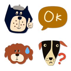 motto's 8 Dogs Emojis