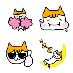 The cat which loves wine - move Emoji