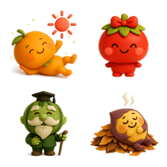 えもじ学園〜野菜＆果物の仲間たち〜