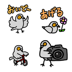 かわいいハトちゃんズの絵文字２