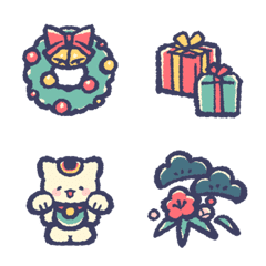 もこもこねこと冬絵文字2