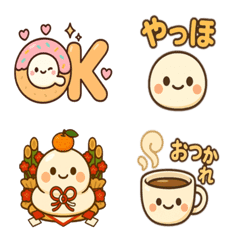 Simple and warm everyday stickers