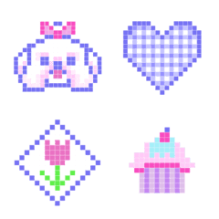 ドット絵の絵文字☺︎☺︎いぬ