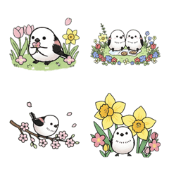 봄 무늬 시마에나가들! 이모지