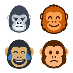 Monkeys and gorillas, gather together!