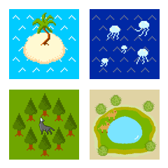 Making a dot map2(emoji)