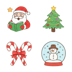 パステルクリスマス絵文字2