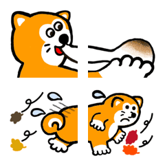 shibawo emoji winter 2