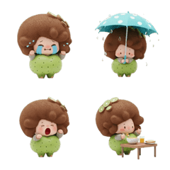 頭が大きいキウイの男の子