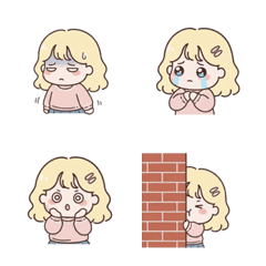 かわいい金髪の少女