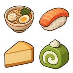 Cute food emoji no.1
