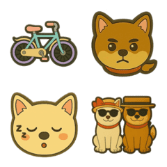 Cute PVC Dog Emojis