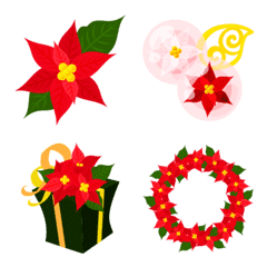 Poinsettia Holiday Charm