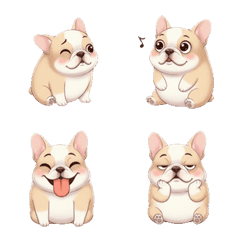 Cute chubby French Bulldog