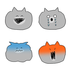 Gray Cat Hoigo's Expressions