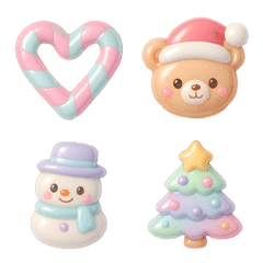 Dreamy Christmas Emoji Set