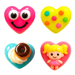Cute heart set03