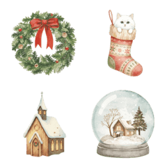 watercolor // Christmas