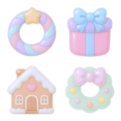 Dreamy Christmas Emoji Set 2