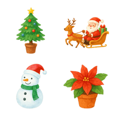 可愛聖誕節小圖案