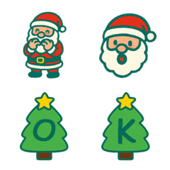 可愛聖誕節+26英文字母(薄荷色)