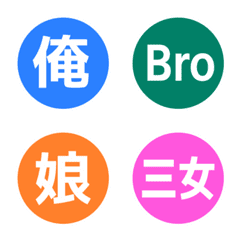 家族グループで使えるリアクション絵文字