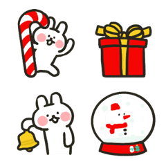 哈囉兔兔！動態表情貼#10 雪花聖誕