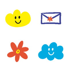 ♡可愛手繪線條♡圖案實用表情貼4