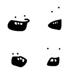 I only have eyes and a mouth.