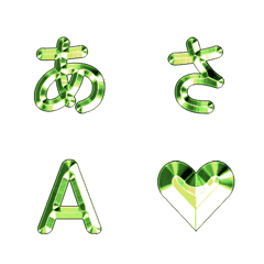 Animated Prism Gradient Letter Emoji 01