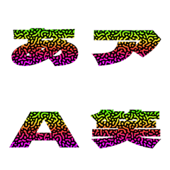 Clip-Emoji Deco Text(Kana/Alphanum) 351