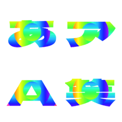 Clip-Emoji Deco Text(Kana/Alphanum) 365