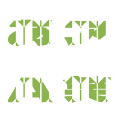 Cut-Emoji Deco Text(Kana/Alphanum) 888