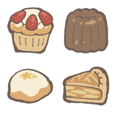 焼菓子 ゆるかびえもじ