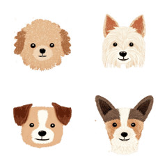 Nordic dog cute and stylish emoji