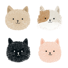 Nordic cat cute adult emoji